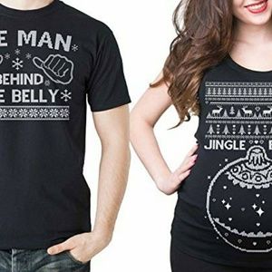 Couples maternity tees